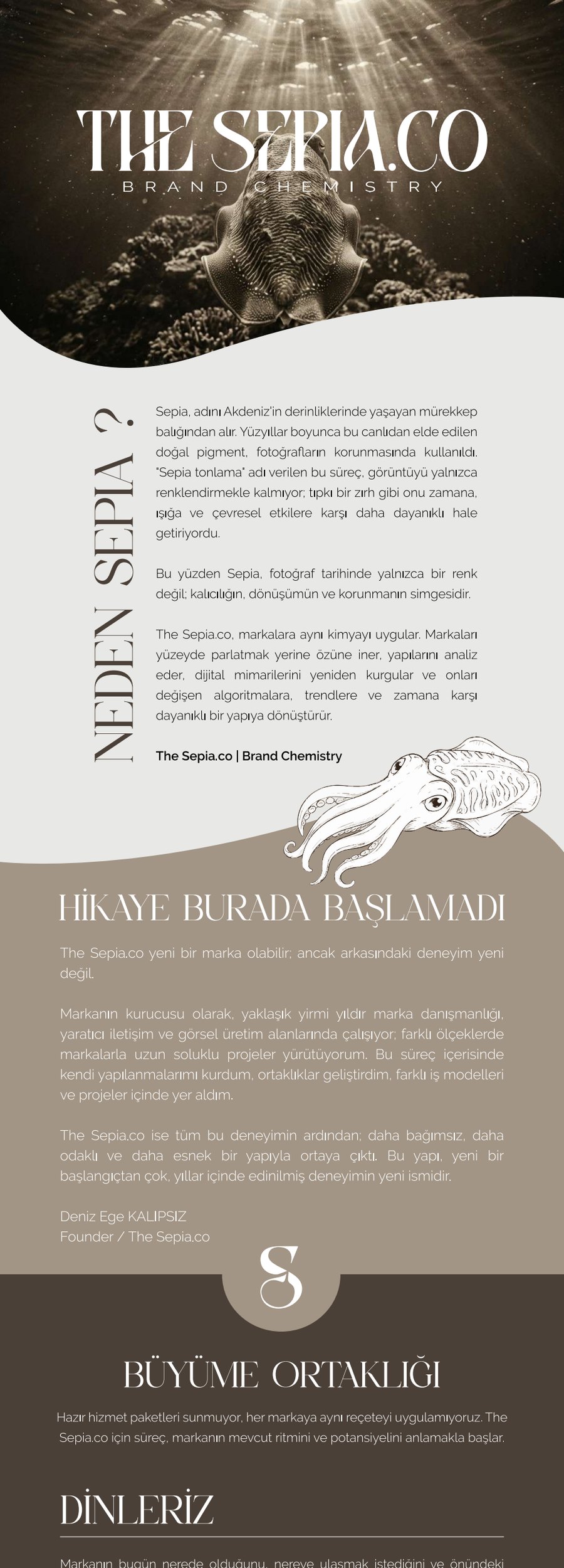 THE SEPIA.CO tanıtım dosyası önizlemesi